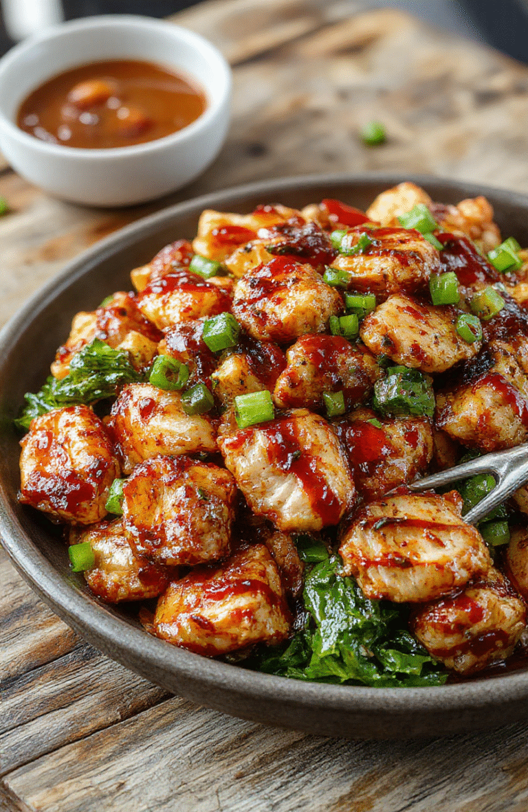 A vibrant plate of teriyaki chicken stir fry with glossy glazed chicken pieces, colorful bell peppers, snap peas, and carrots arranged neatly on a modern white plate, garnished with sesame seeds and green onions, styled with a clean, natural background to highlight the textures and bright colors of the dish.