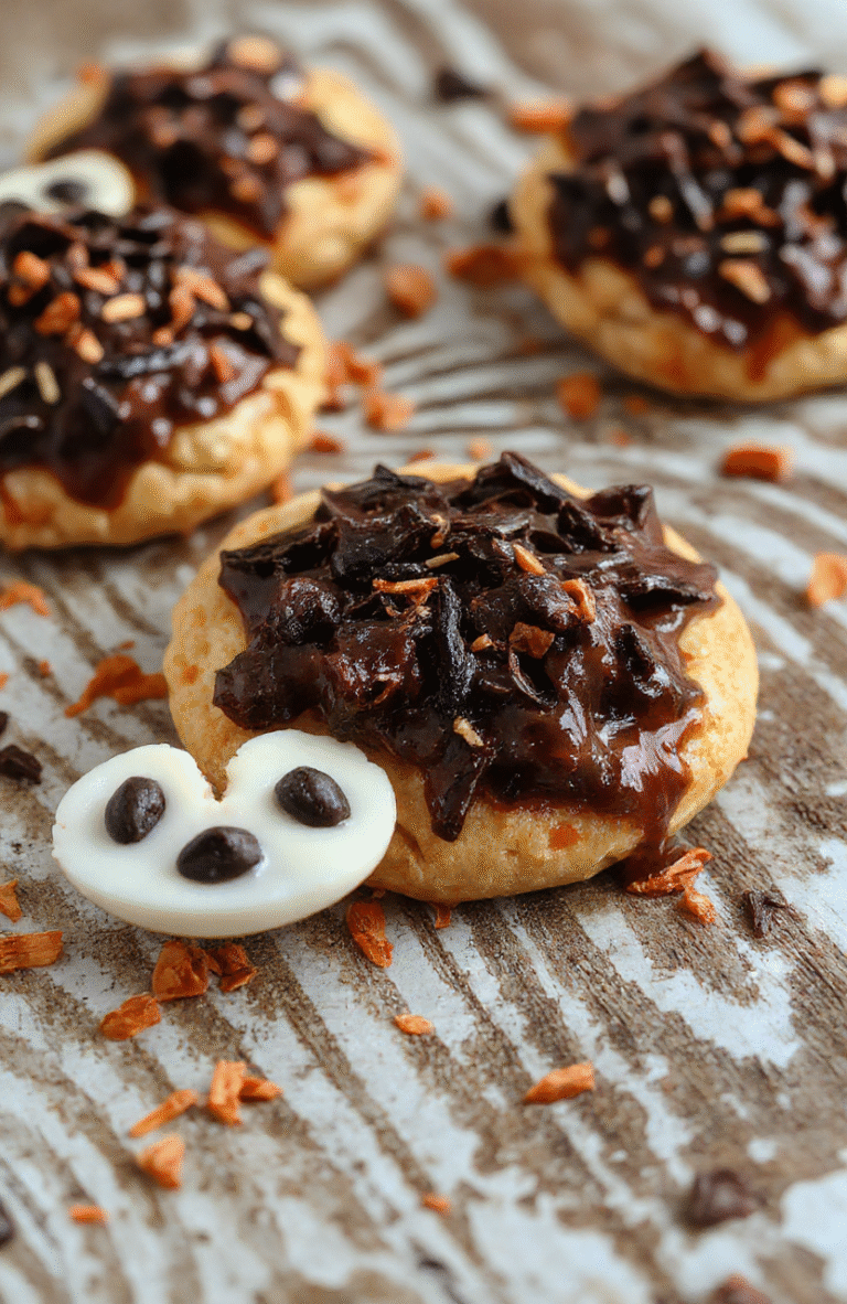 A vibrant Halloween-themed snack platter featuring creepy cookies, colorful candies, and fun shaped chips arranged on a spooky black tray, with orange and purple decorations in the background, textured surfaces and playful presentation.